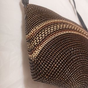 SHANGRI-LA Khaki Plum Fairy Crossbody Bag.